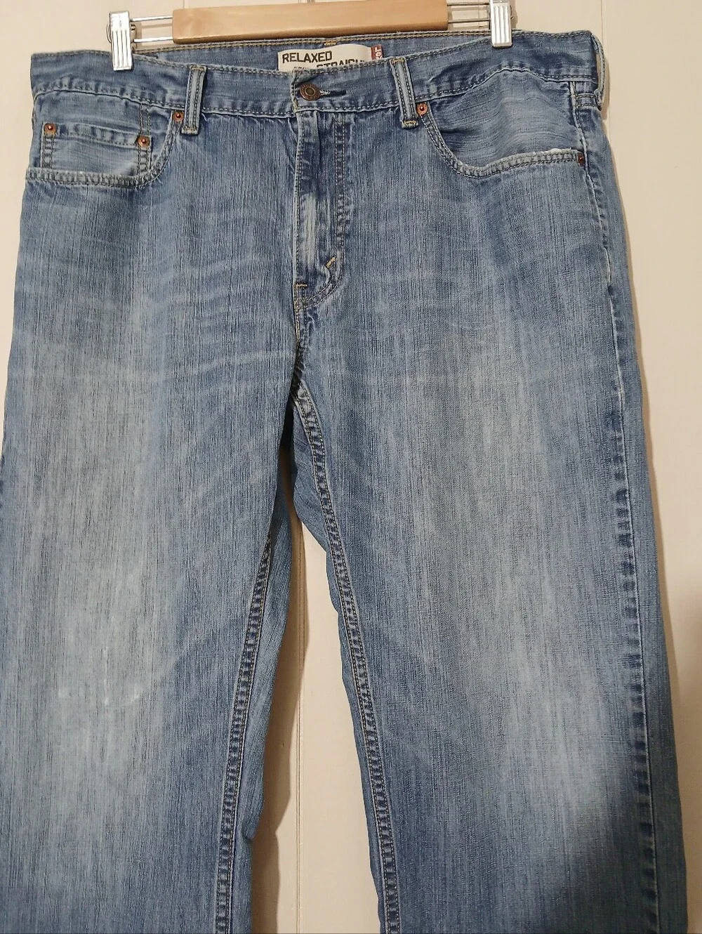 Levi's 559 Men Jeans 36x32 90s Y2K Relaxed Straight Blue Cotton Denim - Picture 2 of 9